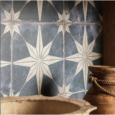 Edinburgh Star Blue Reverse Matt Ceramic Tile 450x450mm N23