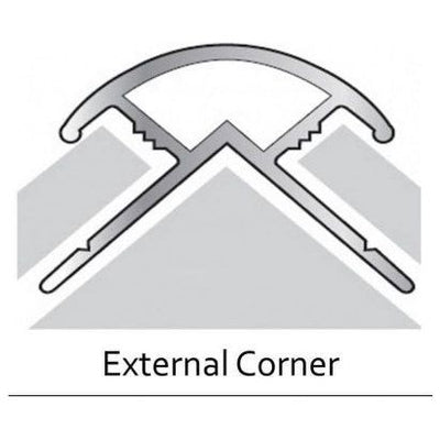 Mermaid Accesories - Mermaid Laminate External Corner Trim - 2400mm
