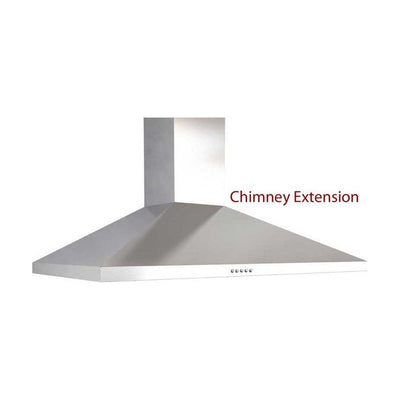 Prima 81cm Chimney Hood Extension - St/Steel PRCH800