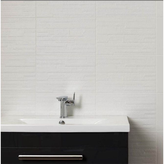 Georgetown Blanco Decor Ceramic Tile 250 x 400mm