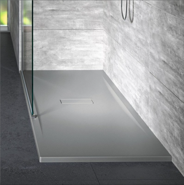 Novellini Custom Touch Shower Tray 1200x1000x35mm - Grey
