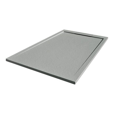 Honey Grey Slate Effect Shower Tray – 1600x700mm inc waste N24