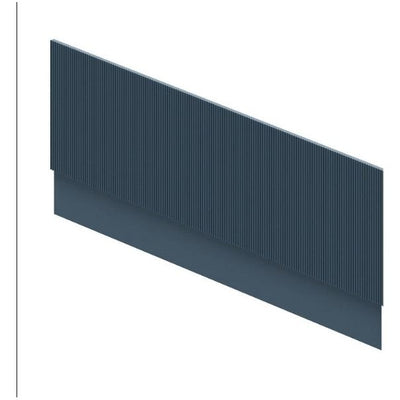 Jack Ribbed Front Bath Panel Blue N23