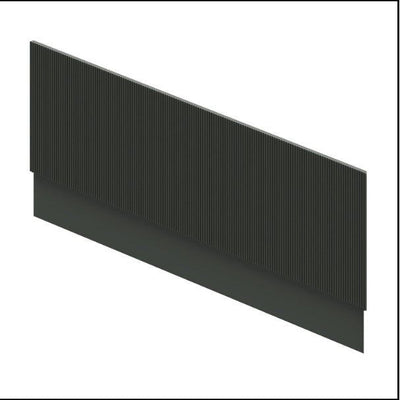 Jack Ribbed Front Bath Panel Green N23