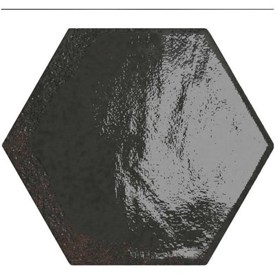 Las Vegas Black Porcelain Hexagon Tile – 150x130mm