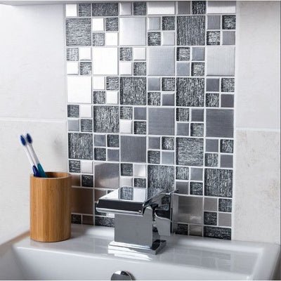 Londyn Grey Modular Mosaic Tile 300x300mm
