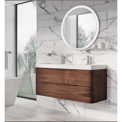 Montana 1200mm Wall Hung Vanity Unit in Rosewood & Resin Basin