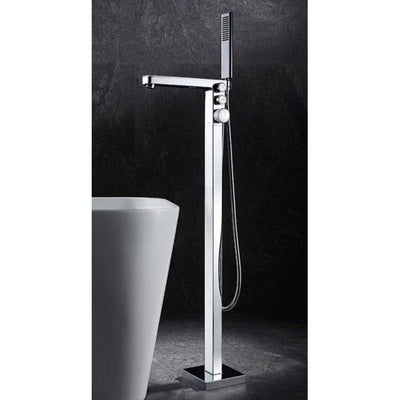 Monaco Freestanding Bath Shower Mixer Tap - Chrome