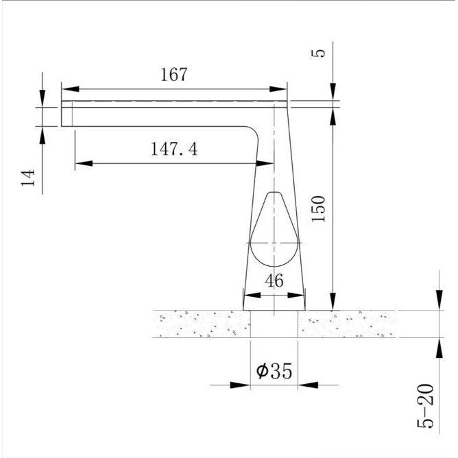 Monaco Basin Mixer Tap