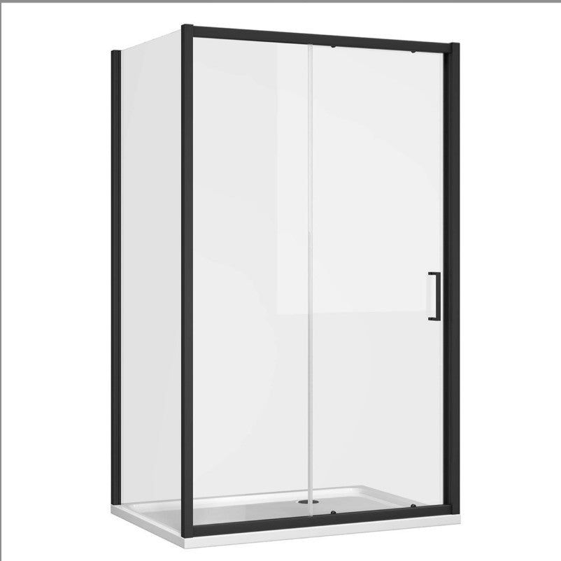 Murphy Black 1300mm Sliding Shower Door