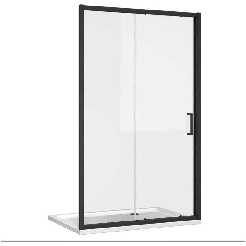 Murphy Black 1300mm Sliding Shower Door