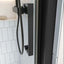 Murphy Black 1300 x 760mm Single Sliding Door Quadrant Enclosure
