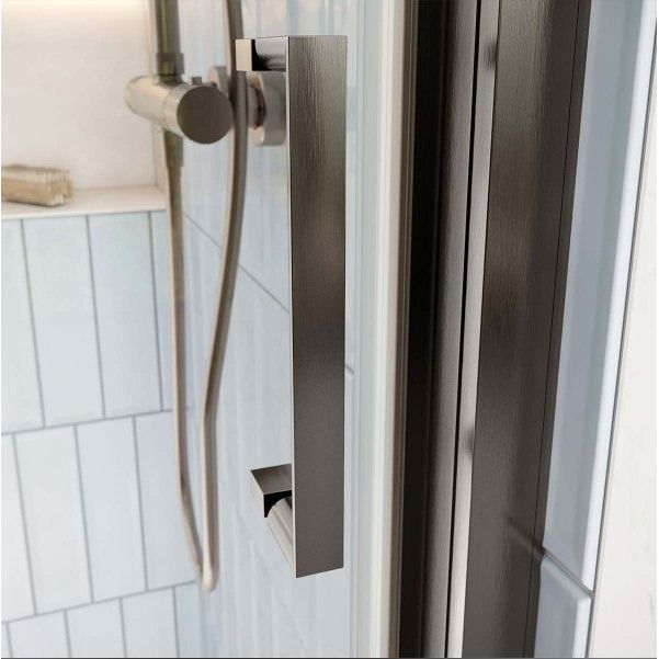 Murphy Gunmetal Sliding Shower Door Quadrant - 900x900mm