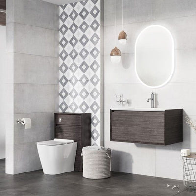 Tawny WC unit in Leached Oak