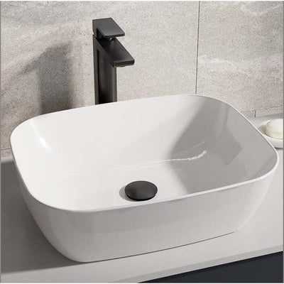 Liberty Black Tall Basin Mixer Tap