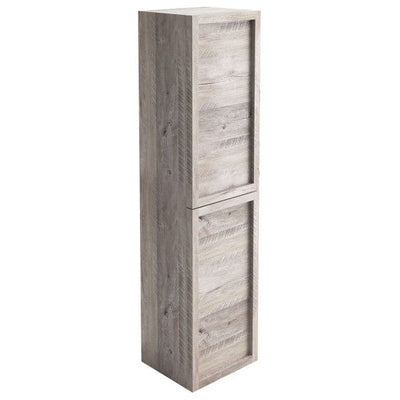 Hermoine Tall Storage Cabinet - Light Sawn Oak