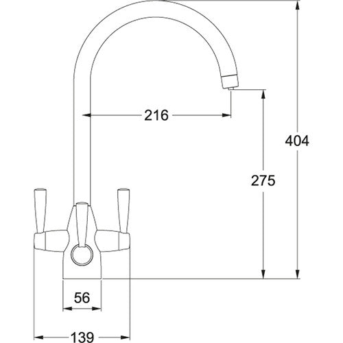 Franke Doric Filtered Tap – Chrome