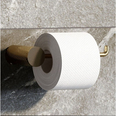 Chelsea Textured Toilet Roll Holder - Champagne Gold