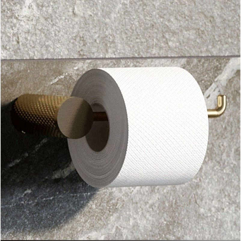 Chelsea Champagne Gold Textured Toilet Roll Holder