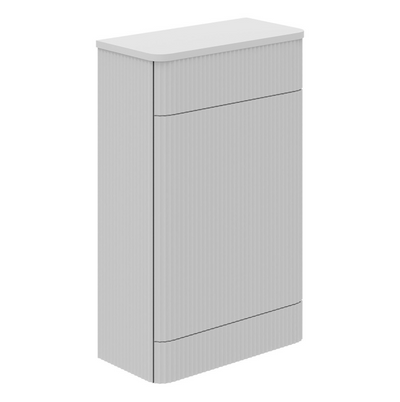 Eagle Ribbed WC Unit in Matt White N23