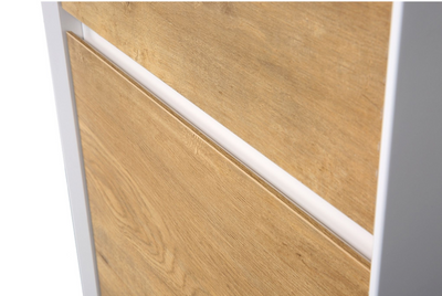 Melvin / Tawny WC Unit in White & Oak