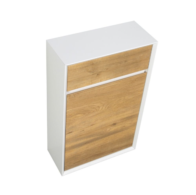 Melvin / Tawny WC Unit in White & Oak