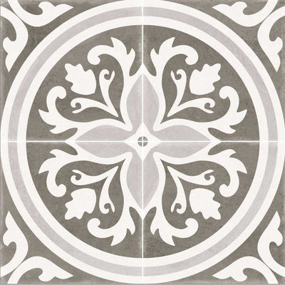 Zeus Grey Matt Ceramic Tile - 450x450mm