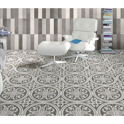 Zeus Grey Matt Ceramic Tile - 450x450mm