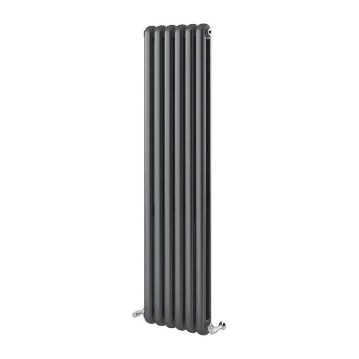 Wyoming Grey Vertical Column Radiator - 1500x380mm