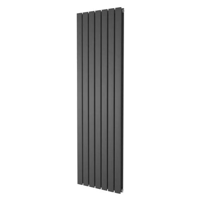 Michigan Grey Double Vertical Flat Panel Radiator - 1600x475mm