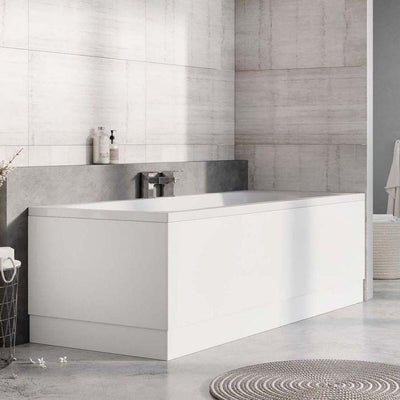 Matt White End Bath Panel - 700mm-750mm-800mm