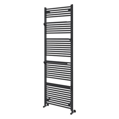 North Dakota 1800 x 600mm Heated Towel Rail with Hangers – Anthracite