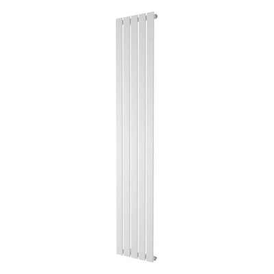 Michigan White Single Vertical Flat Panel Radiator - 1800x340mm