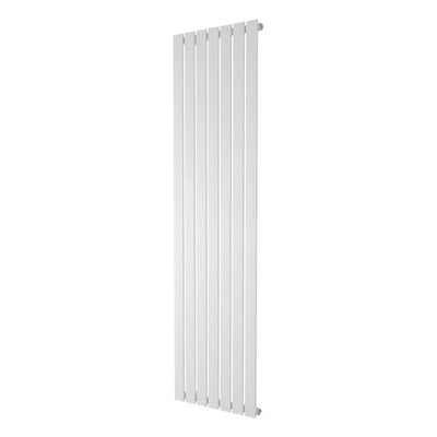 Michigan White Single Vertical Flat Panel Radiator - 1800x475mm