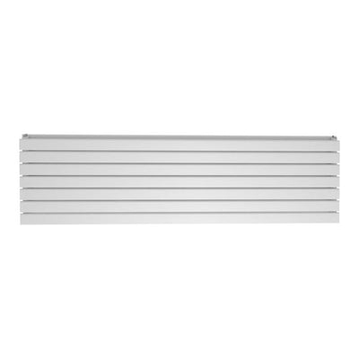 Michigan White Double Horizontal Flat Panel Radiator - 475x1800mm