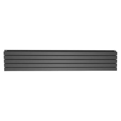 Michigan Grey Double Horizontal Flat Panel Radiator - 340x1800mm