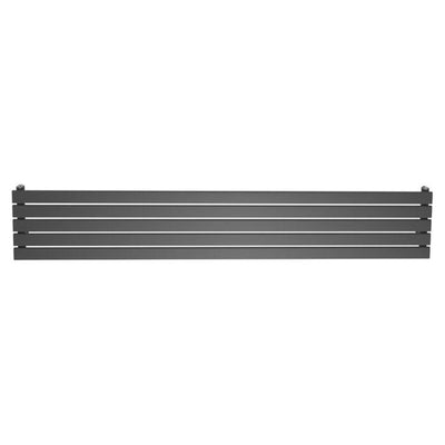 Michigan Grey Single Horizontal Flat Panel Radiator -340x1800mm