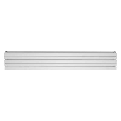 Michigan White Double Horizontal Flat Panel Radiator - 340x1800mm