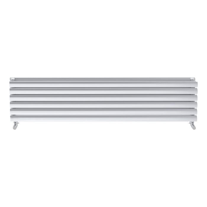 Minnesota White Double Horizontal Radiator - 350x1800mm