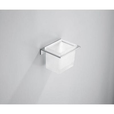 Cubus Chrome Toothbrush Holder