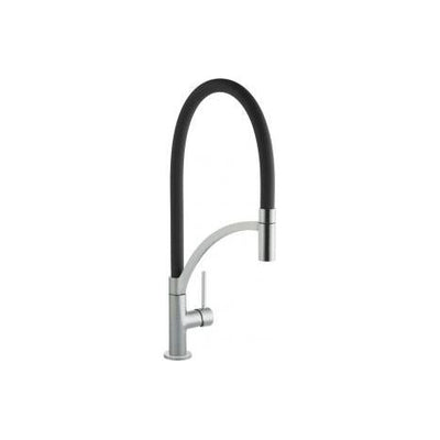 Prima+ Swan Neck Single Lever Mixer Tap w/Pull Out - Black BPR710