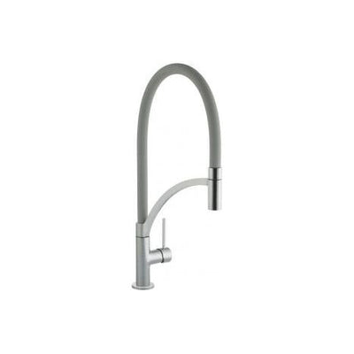 Prima+ Swan Neck Single Lever Mixer Tap w/Pull Out - Grey BPR711