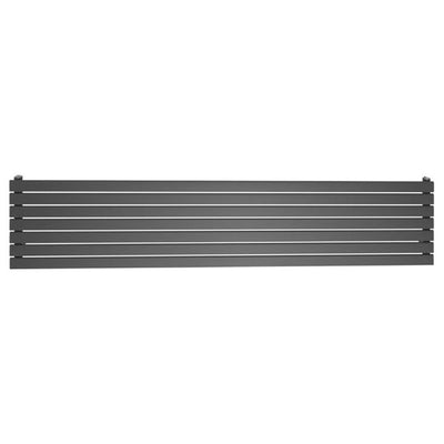 Michigan Grey Single Horizontal Flat Panel Radiator -475x1600mm