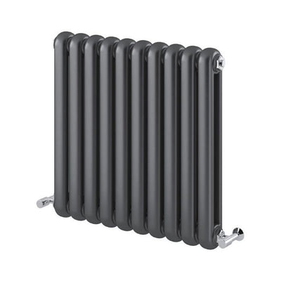 Wyoming Grey Horizontal Column Radiator - 600x622mm