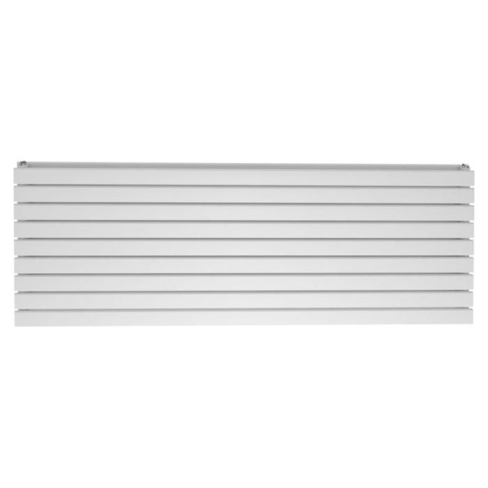 Michigan White Double Horizontal Flat Panel Radiator - 610x1600mm