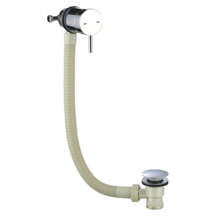 Chrome Free Flow Bath Filler Waste