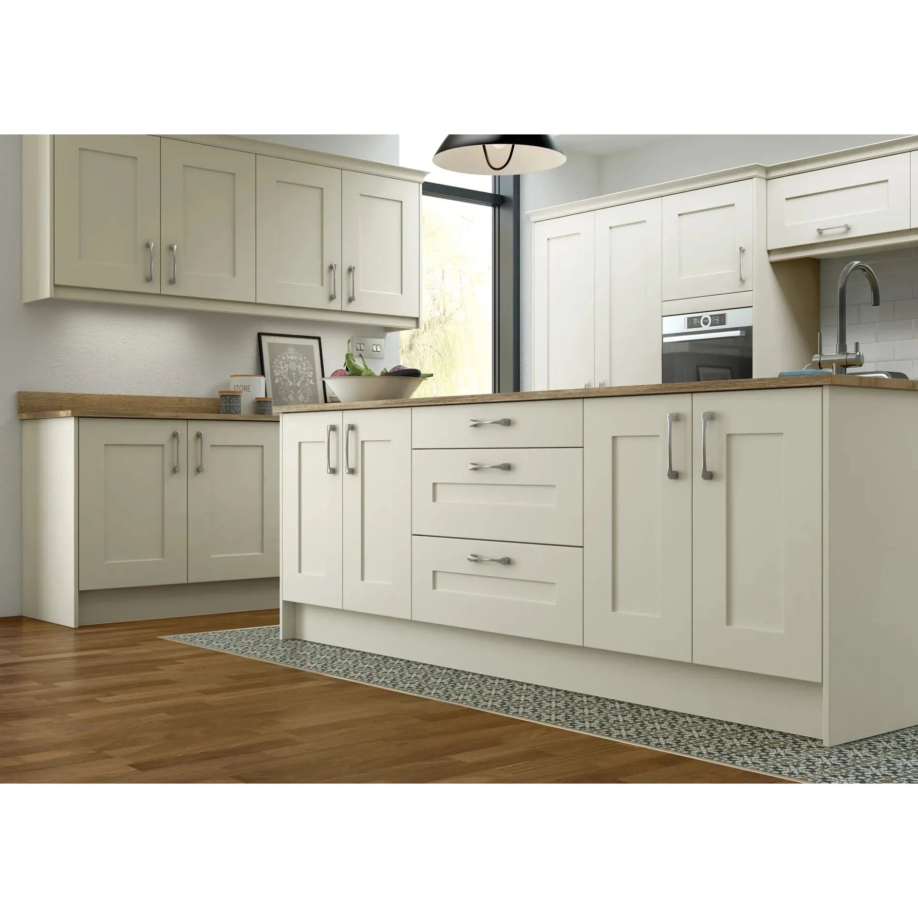 Matt Smooth Shaker Mussel Kitchen Units All Sizes Interiors