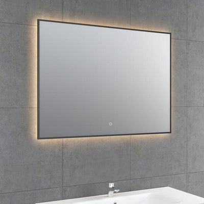 Anderson Rectangular Black Backlit LED Mirror - 1000x550mm
