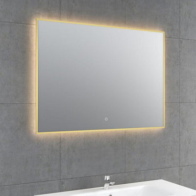 Anderson Rectangular Gold Backlit LED Mirror - 1000x550mm