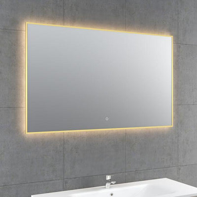 Anderson Rectangular Gold Backlit LED Mirror - 1200x550mm